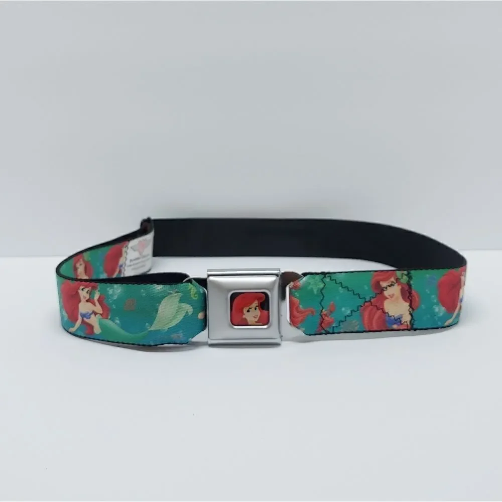 Disney Little Mermaid Ariel Buckle Down Seatbelt Belt